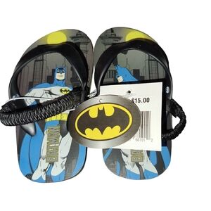 Batman Toddler Kids Flip Flops NWT DC Comics